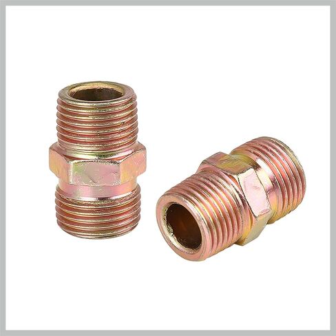 3 قطعة 3/8 "NPT إلى M18 x 1.5 مللي متر ذكر مستقيم خرطوم الهواء المناسب موصل محول استبدال قطع غيار السيارات in Saudi Arabia