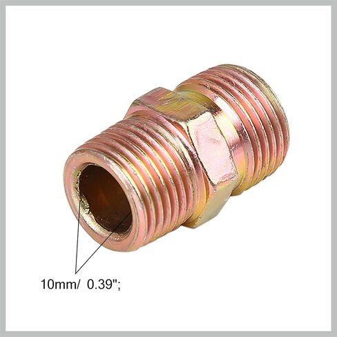 3 قطعة 3/8 "NPT إلى M18 x 1.5 مللي متر ذكر مستقيم خرطوم الهواء المناسب موصل محول استبدال قطع غيار السيارات in Saudi Arabia