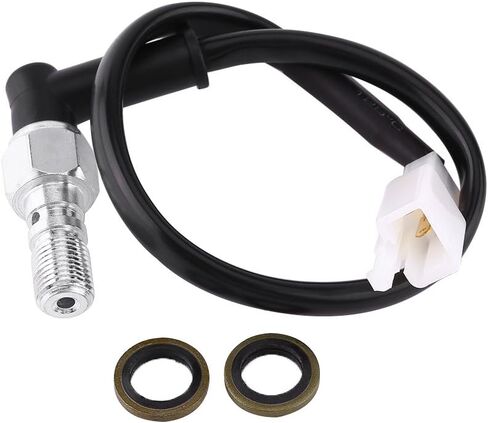 tusk Hydraulic Brake Switch, Anauto Universal Motorcycle Hydraulic Brake Pressure Rear Light Switch Hollow Bolt(M10*1MM) in Saudi Arabia