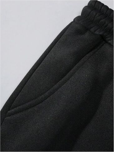 Gorglitter Men Graphic Presents Coded Pants Fled Wide Leg Y2K Draphring Baggy Gogger Pants مع جيوب أسود A XX-Large in Saudi Arabia