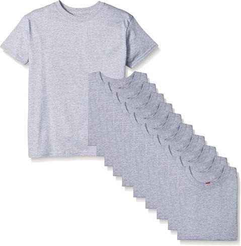 Hanes Boys' Comfortsoft T-Shirt (Pack of 12) in Saudi Arabia
