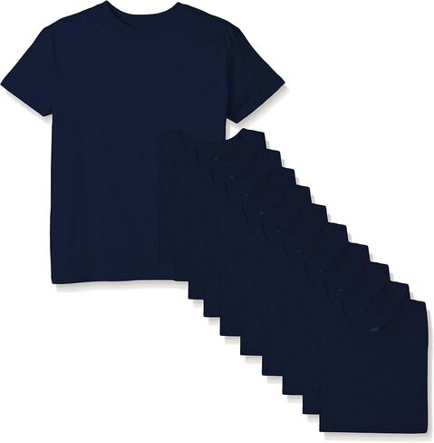 Hanes Boys' Comfortsoft T-Shirt (Pack of 12) in Saudi Arabia