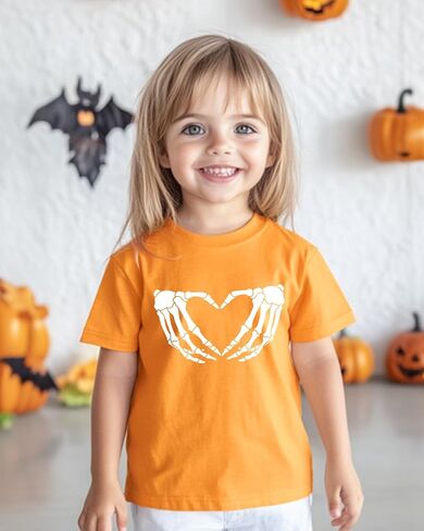 Halloween Shirts for Kids Toddler Boys Girls Pumpkin Shirts Ghost T-Shirts Clothes Short Sleeve Cotton Tee 2-8T in Saudi Arabia