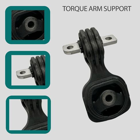 Black Car Torque Motor Mount fit for Honda Civic 1.8L Auto Trans 2006 2007 2008 2009 2010 2011 50890-SNA-A82 50890-SNA-A81 Lower Rear Engine Torque Strut Mount Rubber Metal in Kuwait
