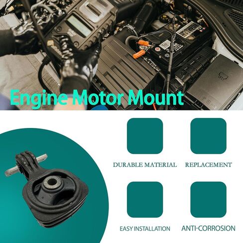 Black Car Torque Motor Mount fit for Honda Civic 1.8L Auto Trans 2006 2007 2008 2009 2010 2011 50890-SNA-A82 50890-SNA-A81 Lower Rear Engine Torque Strut Mount Rubber Metal in Kuwait