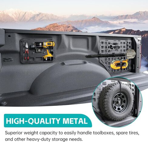 لوحة رخوة للمقعد الخلفي التكتيكي متوافقة مع 2015-2025 Ford F150 / Raptor، 2017-2025 ملحقات فائقة التحمل، نظام تخزين منظم للمقعد الخلفي الصلب مناسب لملحقات 2015-2025 F-150 in Kuwait