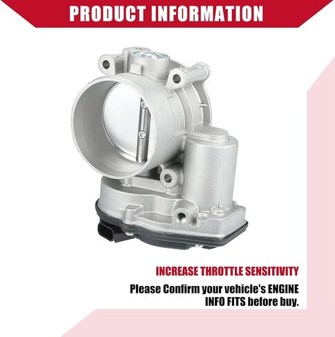 No.AT4Z-9E926-A Electronic Throttle Body Assembly with TPS Sensor for Ford Flex 2013-2019 3.5L / Inner Engine Throttle Control/Durable / 1 Pcs in Saudi Arabia