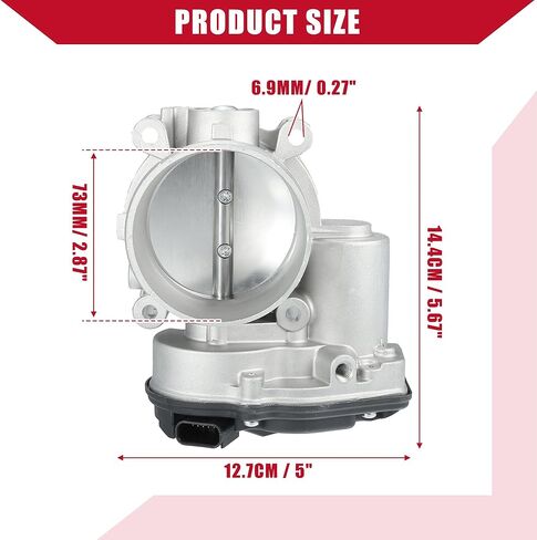 No.AT4Z-9E926-A Electronic Throttle Body Assembly with TPS Sensor for Ford Flex 2013-2019 3.5L / Inner Engine Throttle Control/Durable / 1 Pcs in Saudi Arabia