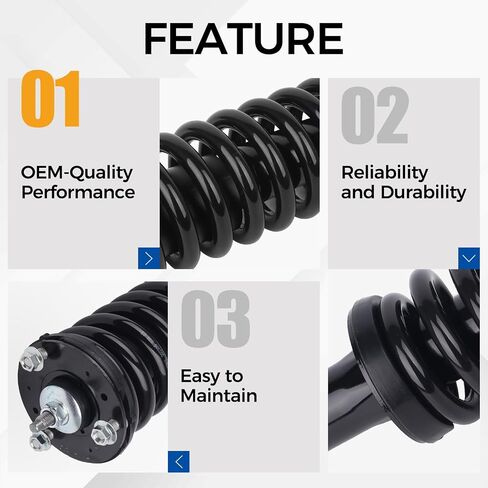 PAROD Front Shock Absorber Strut Fit for Toyota Tacoma 1995-2004 w/Coil Spring Assembly 4WD #171352L 171352R in Saudi Arabia