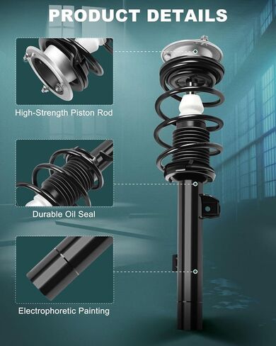 AUTOMUTO Front Pair Complete Struts Spring Assembly Shock Absorber Compatible with 08-13 for BMW 128i, 08-13 for BMW 135i, 06 for BMW 325i, 07-13 for BMW 328i Struts 72756 72755 in Saudi Arabia