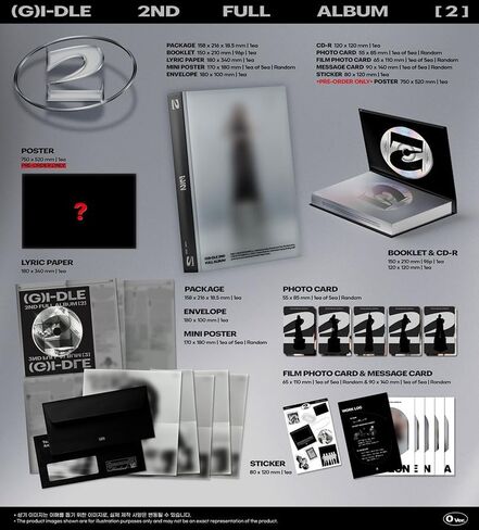 (G) I-DLE - 2ND Full Album [2] (RANDOM Ver.) 1ea + Official Exclusive Photocard (Random 1 out of 5) in Saudi Arabia