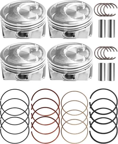 Piston Rings Pin Kit Fit for Hyundai Sonata Kia Optima Sorento Sportage 2.4L 2007-2019 Engine Piston and Pin and Snap Ring Kit Replace 23040-2G200 23410-25201 in Saudi Arabia