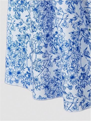 SHENHE Girl's Floral Print Sleeveless Summer Dress Ruched A Line Flowy Boho Sundress in Saudi Arabia
