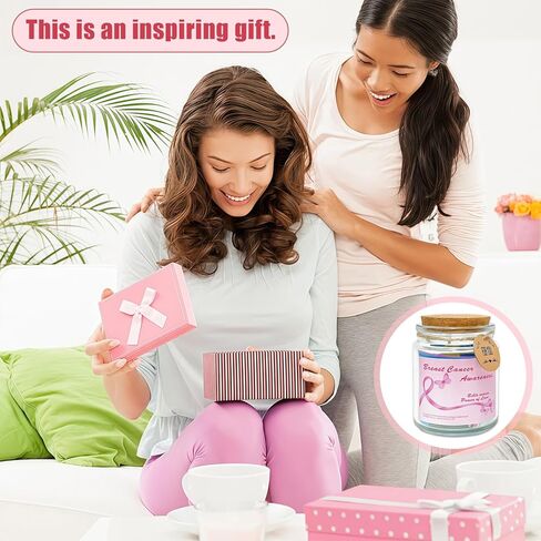 جرة الكتاب المقدس لسرطان الثدي، هدايا العناية بالسرطان للمرأة، رسائل إيجابية لمحاربي السرطان، ملحقات التوعية بسرطان الثدي، عناصر راحة للشفاء العاجل in Kuwait