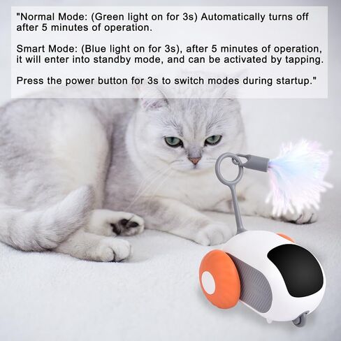 Petmolico Smart Interactive Cat Toy Remote Control Cat Exercise Toys for Bored Indoor Electronic Cat Toys Blue in Kuwait