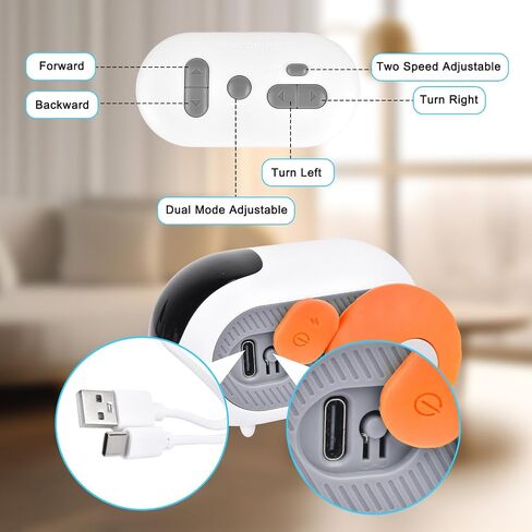 Petmolico Smart Interactive Cat Toy Remote Control Cat Exercise Toys for Bored Indoor Electronic Cat Toys Blue in Kuwait