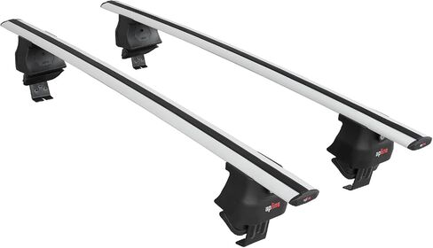 Compatible with Audi A3 (8P) Pre-Facelift 2004-2007 ACE-4 Car Roof Rack Cross Bar Grey Aluminium 2 Bars in Saudi Arabia
