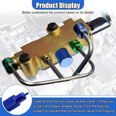Brake Proportioning Valve Bleeder Tool, Brake Bleeding Tool for DISC/DISC & Disc/Drum PV2 PV4, AC Delco 172-1353 and 172-1371, Compatible with Non-Adjustable Combination Valves (Gold) in Saudi Arabia