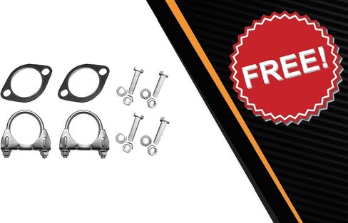 Northeastern Exhaust | Stainless Steel Y-Pipe & Pair of Muffler Exhaust System Kit Compatible for Subaru Tribeca 2008-2014 3.6L | Free Gaskets, Clamps and Bolts & Nuts Included in Saudi Arabia