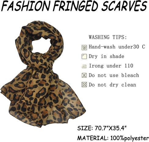 Boho Scarf for Women Lightweight Summer Scarves Fashion Shawl Wrap in Saudi Arabia