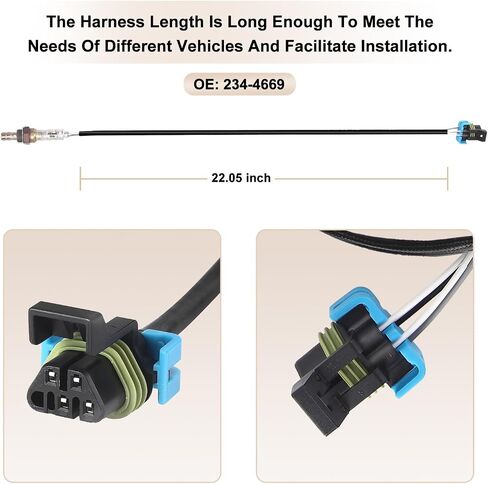 Oxygen O2 Sensor Upstream Fits for Chevy Camaro 2010-2015, Caprice Corvette SS 2009-2017, Silverado 1500 03-06, for Cadillac Escalade 2003-2006, for GMC Sierra 2500 3500 2003-2012, Yukon 2003-2006 in Saudi Arabia