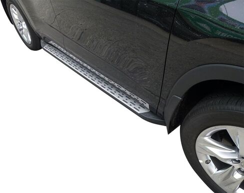 VANGUARD VGSSB-1148AL Brushed Aluminum OE Style Running Boards | Compatible with 14-19 Toyota Highlander Drilling Required in Saudi Arabia