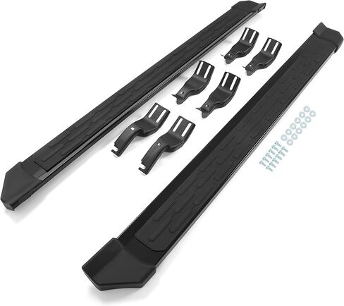 HECASA Running Boards Compatible with 2021-2025 Ford Bronco 4 Door Side Steps Nerf Bars Aluminum Powder Coated Black in Saudi Arabia