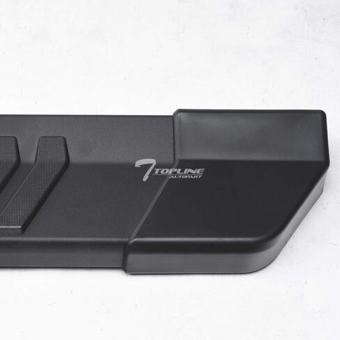 6" OE Style with Polymer Stripes Matte Black Aluminum Side Step Rail Running Boards jz Compatible with 07-18 Chevy Silverado/GMC Sierra Double (Extended) Cab in Saudi Arabia