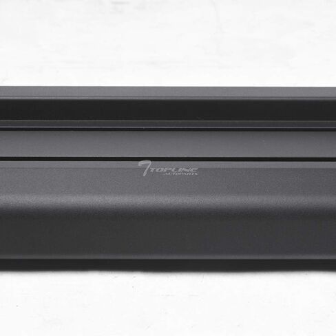 6" OE Style with Polymer Stripes Matte Black Aluminum Side Step Rail Running Boards jz Compatible with 07-18 Chevy Silverado/GMC Sierra Double (Extended) Cab in Saudi Arabia