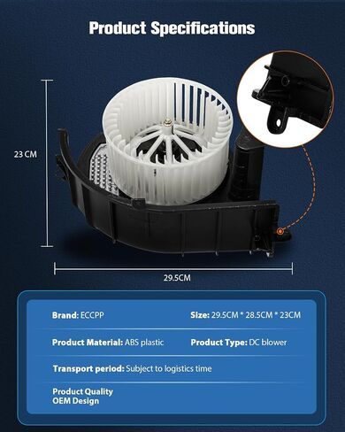 ECCPP AC Blower Motor Fit for 2014,2016,2017,2018 for BMW X5/2015-2019 for BMW X6 HVAC Heater Blower Motor Replacement 700365 in Saudi Arabia