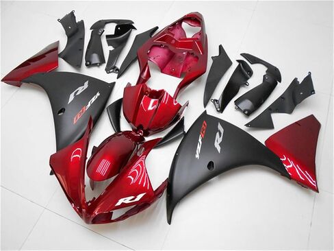 NT FAIRING Red Black Injection Mold Fairing Fit for YAMAHA 2009 2010 2011 YZF R1 Aftermarket Painted Kit ABS Plastic Set Motorcycle Bodywork 09 10 11 in Saudi Arabia