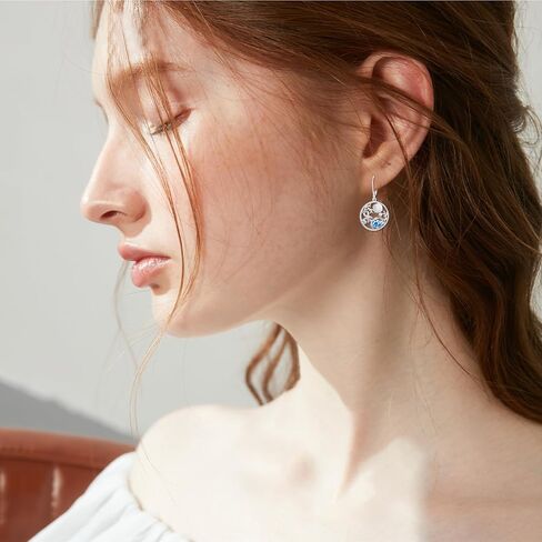 Turtle Hoop Earrings for Women Sterling Silver Cute Tortoise Animal Hypoallergenic Earrings Gifts for Women Sister Mother Wife Mother's Day Birthday in Kuwait