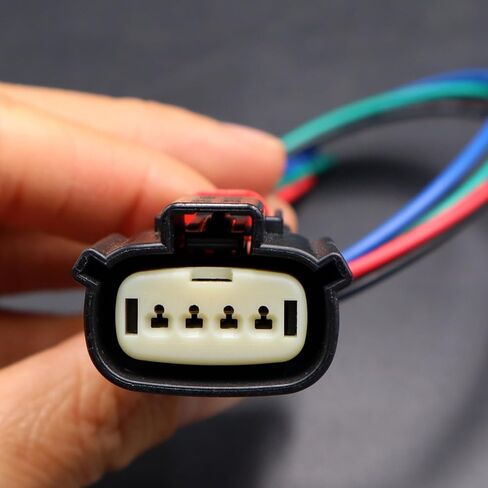 2PCS 4-Pin HID الهالوجين موصل المصباح متوافق مع 2013+ Escape Taurus F150 ضفيرة التوصيل الأسلاك تسخير 8U2Z-14S411-TA، 8U2Z14S411TA، WPT-925 in Saudi Arabia