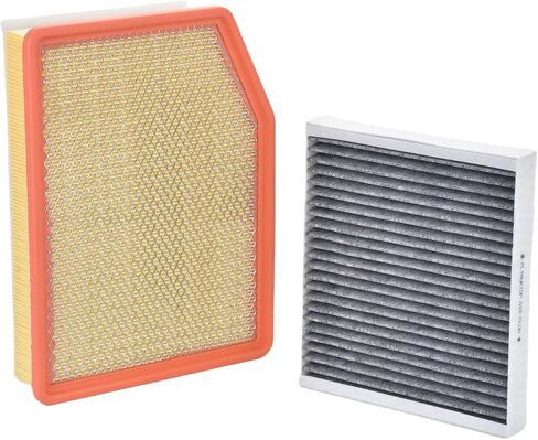 A3244C CP966 Engine Cabin Air Filter kit fits 2019-2025 Silverado 1500 Sierra 1500, 2020-2025 Silverado 2500HD/3500HD Sierra 2500HD/3500HD Select, 2021+ Yukon Tahoe Suburban Escalade in Saudi Arabia