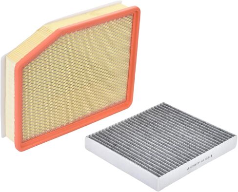 A3244C CP966 Engine Cabin Air Filter kit fits 2019-2025 Silverado 1500 Sierra 1500, 2020-2025 Silverado 2500HD/3500HD Sierra 2500HD/3500HD Select, 2021+ Yukon Tahoe Suburban Escalade in Saudi Arabia