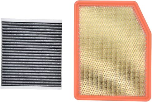 A3244C CP966 Engine Cabin Air Filter kit fits 2019-2025 Silverado 1500 Sierra 1500, 2020-2025 Silverado 2500HD/3500HD Sierra 2500HD/3500HD Select, 2021+ Yukon Tahoe Suburban Escalade in Saudi Arabia