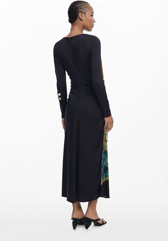 Desigual Women's Woman Woven Dress Long Sleeve in Saudi Arabia