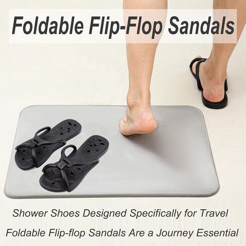 Shower Shoes for Women and Men Quick Drying Non-Slip Pool Slides Comfortable College Dorm Slippers Lightweight Beach Sandals with Drain Holes in Kuwait