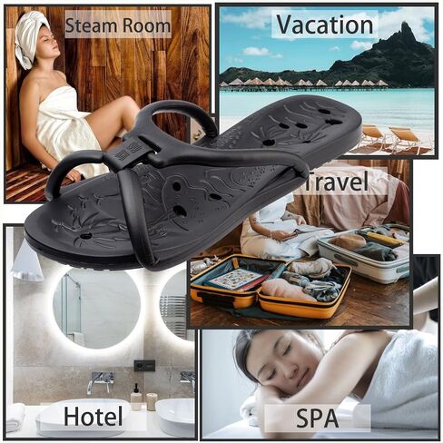 Shower Shoes for Women and Men Quick Drying Non-Slip Pool Slides Comfortable College Dorm Slippers Lightweight Beach Sandals with Drain Holes in Kuwait