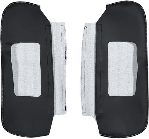 Car Sun Visor Cover, Left and Right Side Sun Visor Skin Pair Black Fits for Chevy Camaro 1993-2002, for Firebird 1993-2002, Microfiber Leather in Saudi Arabia