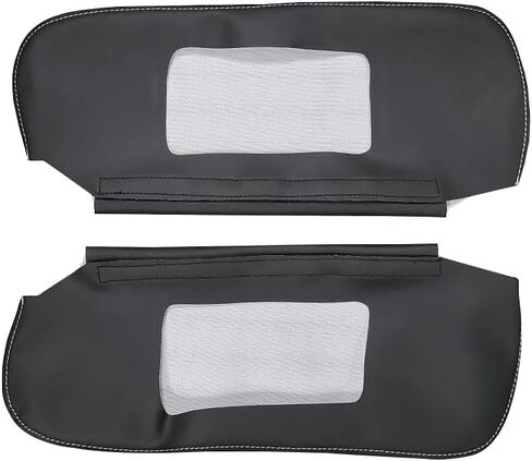 Car Sun Visor Cover, Left and Right Side Sun Visor Skin Pair Black Fits for Chevy Camaro 1993-2002, for Firebird 1993-2002, Microfiber Leather in Saudi Arabia
