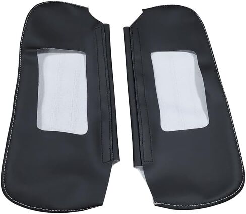 Car Sun Visor Cover, Left and Right Side Sun Visor Skin Pair Black Fits for Chevy Camaro 1993-2002, for Firebird 1993-2002, Microfiber Leather in Saudi Arabia