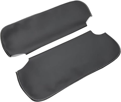 Car Sun Visor Cover, Left and Right Side Sun Visor Skin Pair Black Fits for Chevy Camaro 1993-2002, for Firebird 1993-2002, Microfiber Leather in Saudi Arabia
