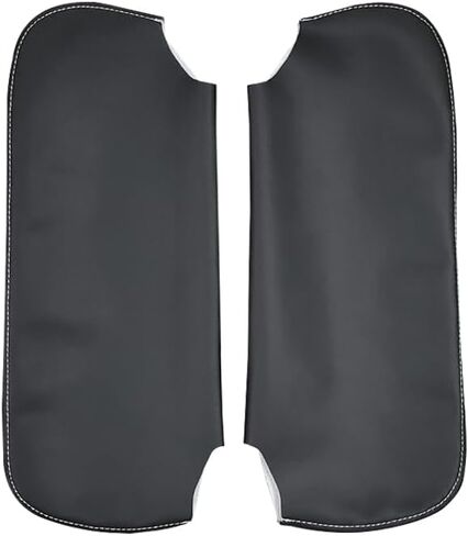 Car Sun Visor Cover, Left and Right Side Sun Visor Skin Pair Black Fits for Chevy Camaro 1993-2002, for Firebird 1993-2002, Microfiber Leather in Saudi Arabia