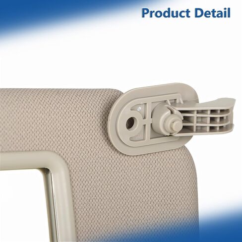 Beige Sun Visor with Makeup Mirror Driver and Passenger Side Replacement for Hyundai Elantra MD 2011-2016 Replacement for 852203X000 852103X000 in Saudi Arabia