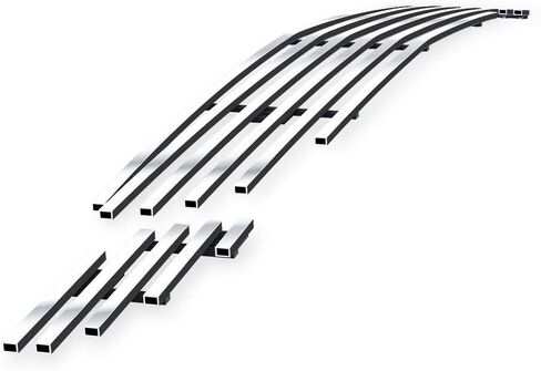 APS Compatible with Mercedes-Benz E Class 2003-2006 Lower Bumper Stainless Steel SS Chrome Billet Front Grill Grille Insert S18-A81556Z in Saudi Arabia