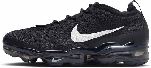 حذاء Nike Air Vapormax 2023 Flyknit للنساء (FD3148-001، أسود/فضي معدني/متعدد الألوان) مقاس 9 in Saudi Arabia