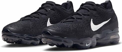 حذاء Nike Air Vapormax 2023 Flyknit للنساء (FD3148-001، أسود/فضي معدني/متعدد الألوان) مقاس 9 in Saudi Arabia