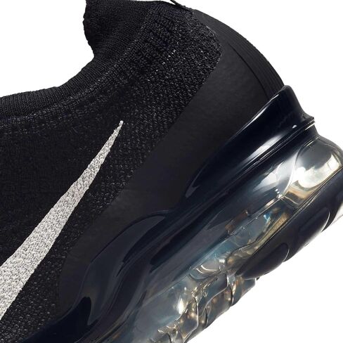 حذاء Nike Air Vapormax 2023 Flyknit للنساء (FD3148-001، أسود/فضي معدني/متعدد الألوان) مقاس 9 in Saudi Arabia