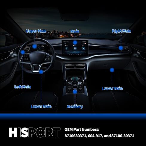 مشغل باب مزيج الهواء من HiSport HVAC - متوافق مع Lexus GS300 1997 1998 1999 2000 2001 2002 2003-2005، GS400 1998-2000، GS430 2001-2005، IS300 2001-2005، RX300 1999-2003، SC430 2002-2010#604-917 in Saudi Arabia